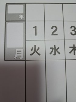 画像1: 巻物カレンダー　中　曜日入り